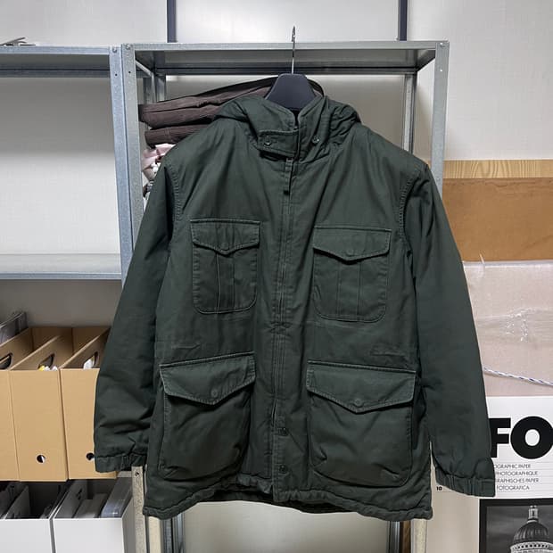 [M] 유니클로X엔지니어드 가먼츠 퍼프테크 유틸리티 파카