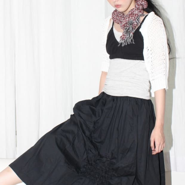 샵페어리 smocking bloom skirt