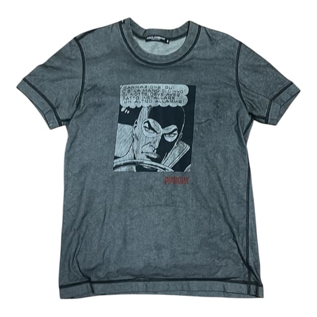 Dolce & Gabbana 돌체앤가바나 Diabolik 프린트 반팔 티