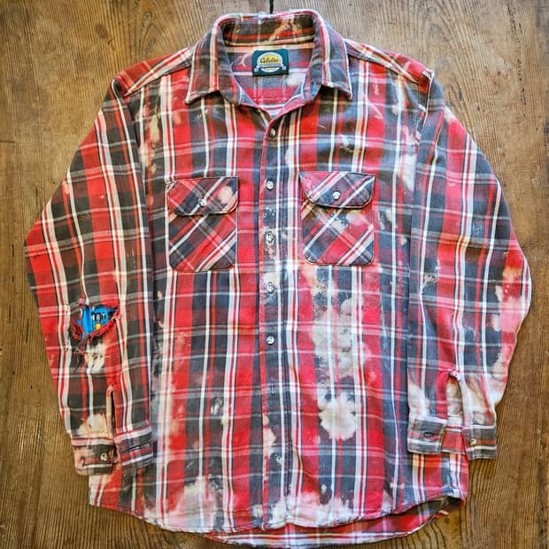 빈티지 플란넬 셔츠 