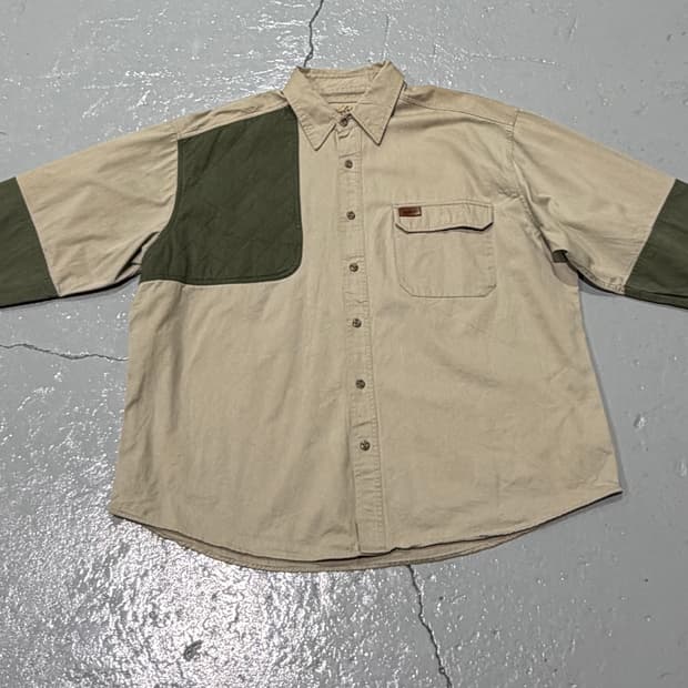 울리치(Woolrich) 빈티지 배색 워크 셔츠