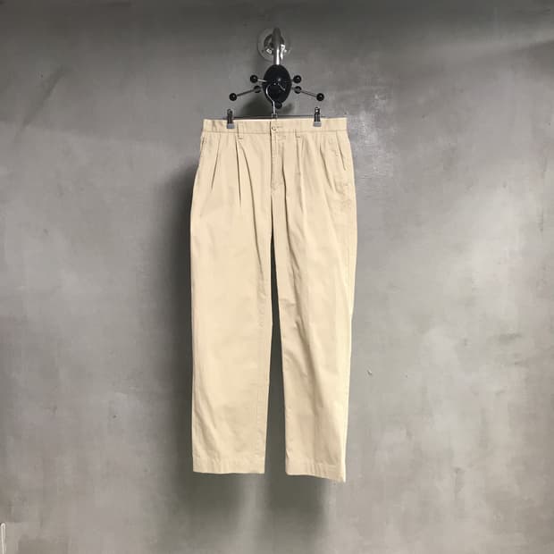 폴로 랄프로렌 베이지 투턱 치노 팬츠 33/34