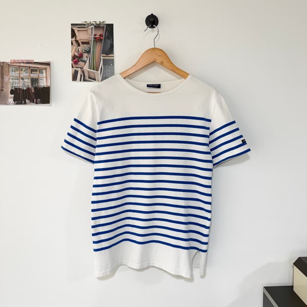 [L] 세인트제임스 보트넥 반팔티