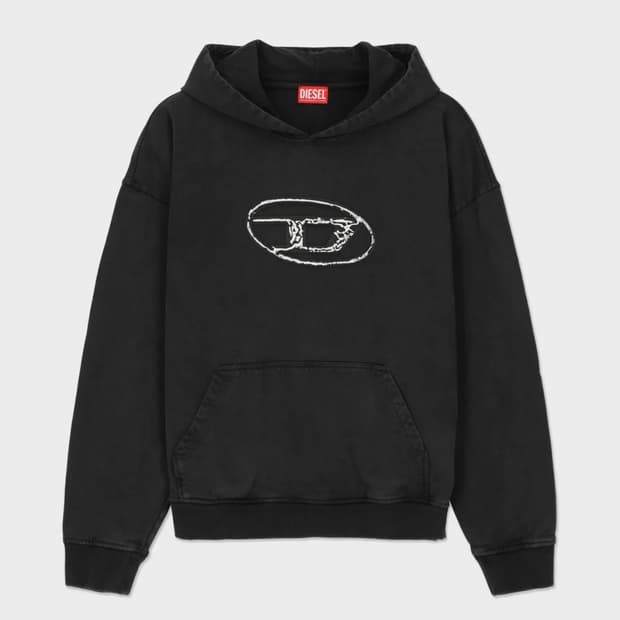 디젤 후드티 블랙 L