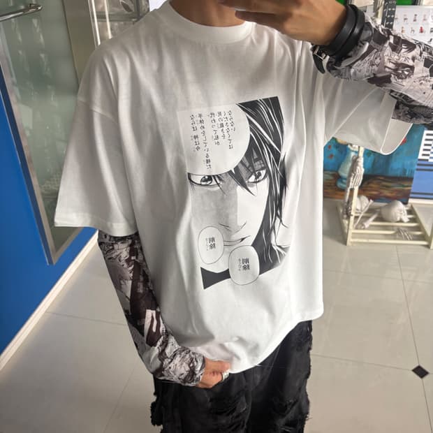 x death note print tee 데스노트 프린트 티