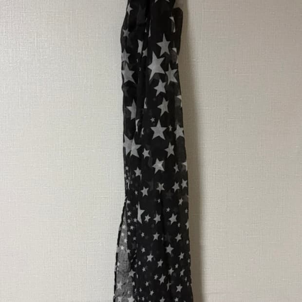 빈티지 별 패턴 머플러