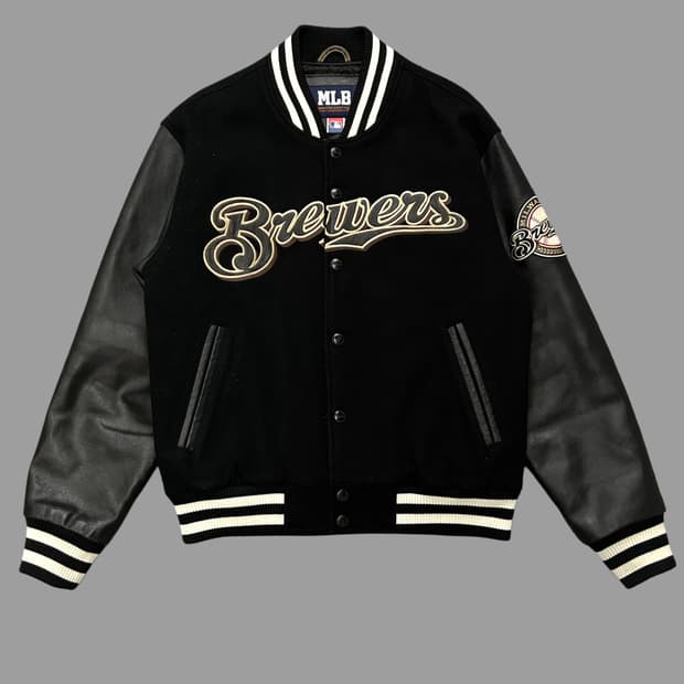 MLB 00s 밀워키 브루어스 바시티 자켓 M