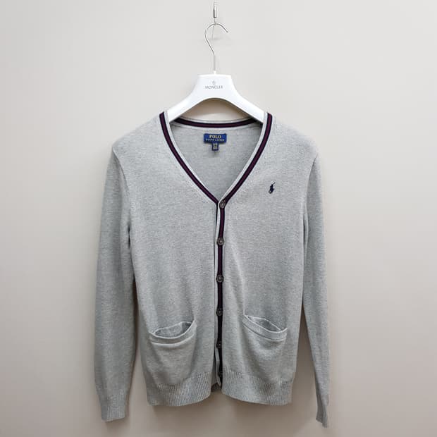 폴로 랄프로렌  코튼 브이넥 버튼 가디건 보이즈 XL사이즈