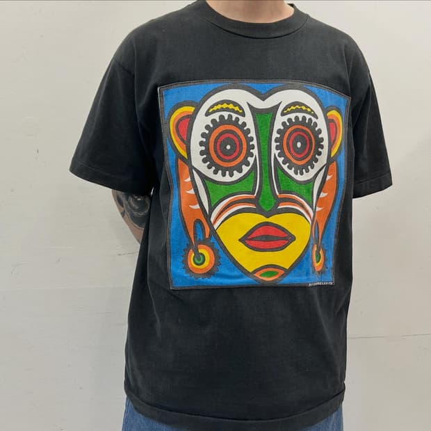 90년대 오리지널 빈티지 발리 프리미티브 디자인 티셔츠
