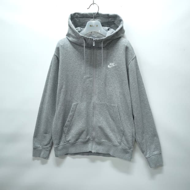 나이키 남성 그레이 풀집업 후디