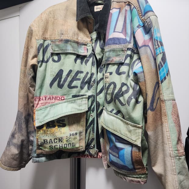 스투시 알퐁소 워크 자켓[L]