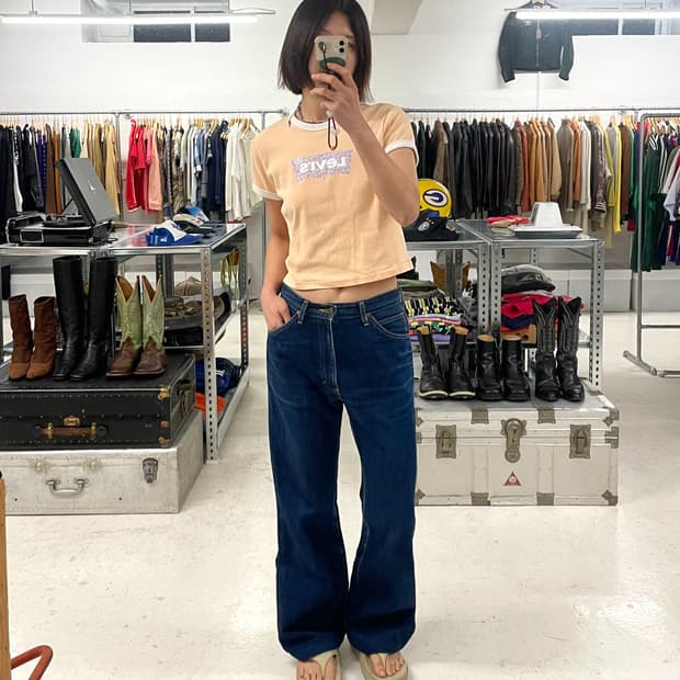 LEE boots-cut denim pants 리 부츠컷 데님팬츠