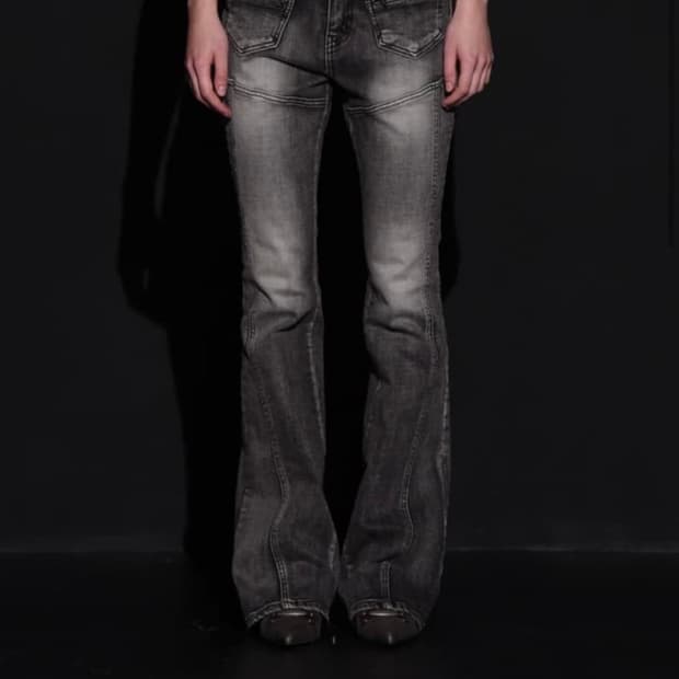 보헤미안서울 포켓 워싱데님