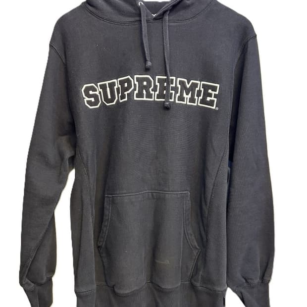슈프림 로고 후드티