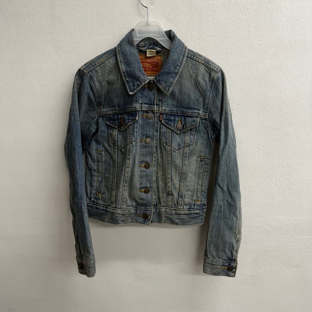 리바이스 여성 데님 청자켓 xx
