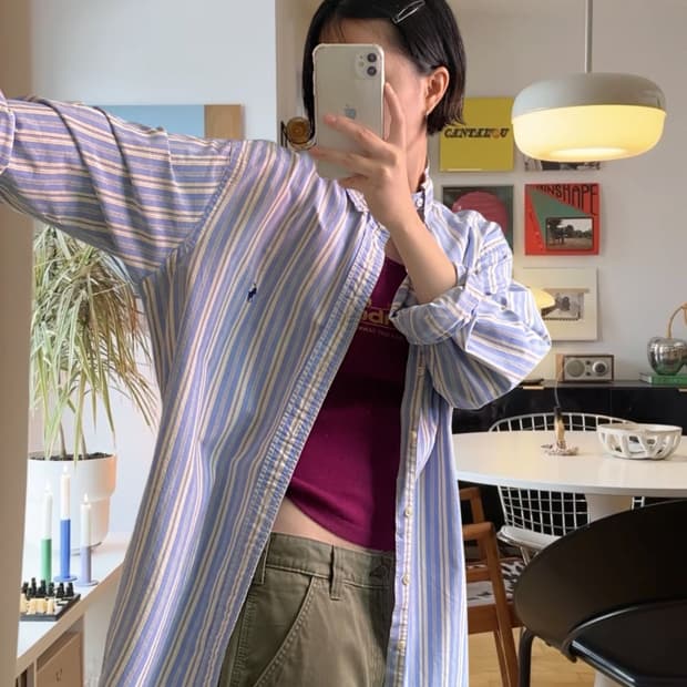 폴로 랄프로렌 스트라이프 셔츠 (Man 2XL) AB0333