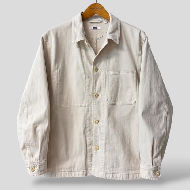 (M)유니클로 데님 워크자켓