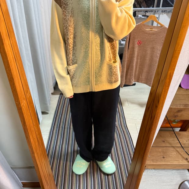 슈프림 니트 집업 가디건