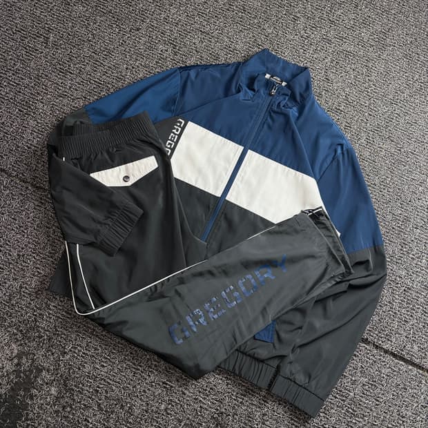 그레고리 빅로고 윈드 브레이커 트랙 셋업 3348