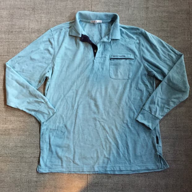 일본빈티지 Santacatalina 올드스쿨아메카지 혁오충 카라폴로티셔츠