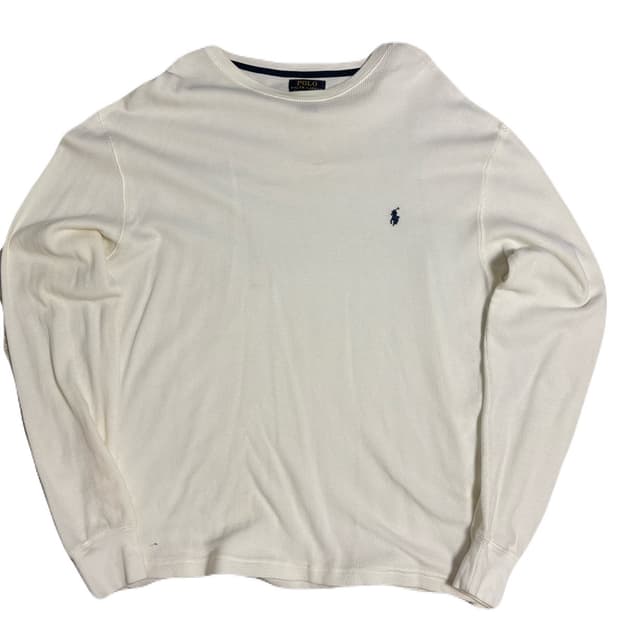폴로 랄프로렌 와플 롱슬리브 긴팔티 XL