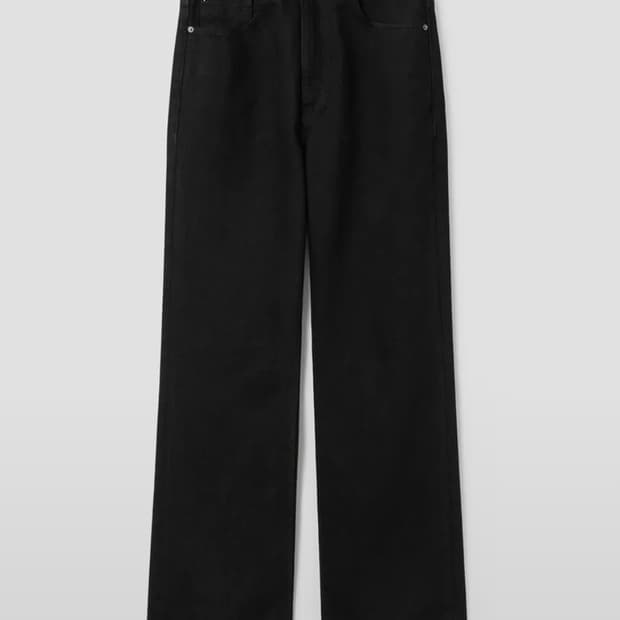 [W30/L30]벨리에 트루 스트레이트 데님 팬츠 원 워시드 블랙