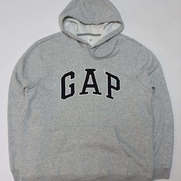 GAP 갭 기모 후드티 L 회색