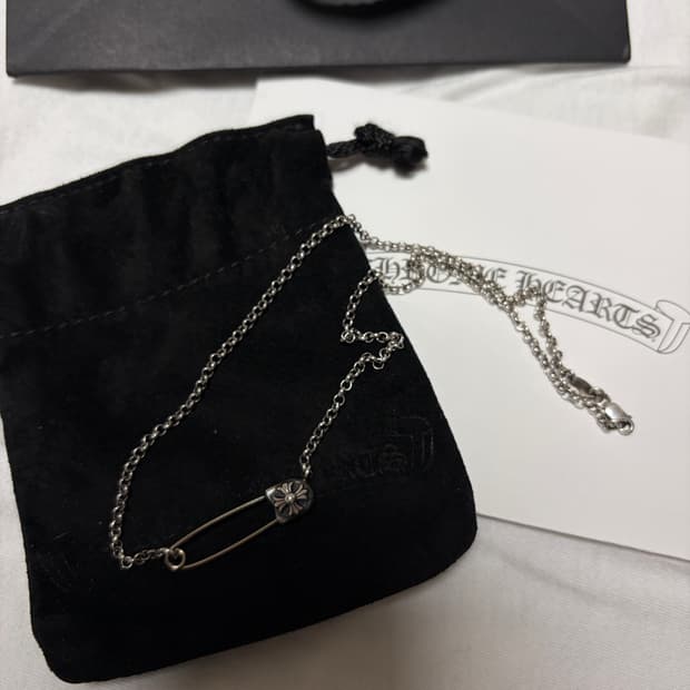 크롬하츠 세이프티핀 16인치 목걸이