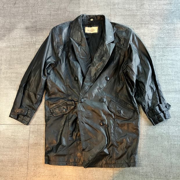 일본빈티지 Classclub 보헤미안레더 양가죽자켓