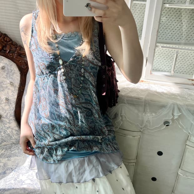 Set)페어리 오리엔탈 원피스 + 레이어드 원피스