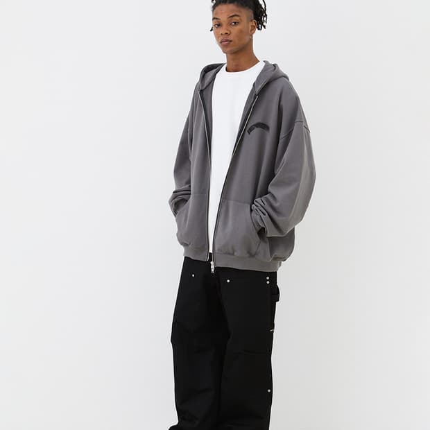 이에이 블랙 카펜터 팬츠