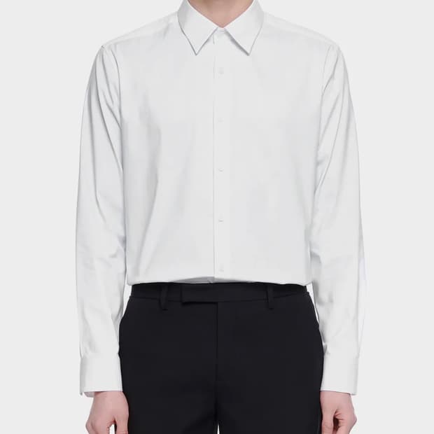 (XL) 무탠다드 베이식 드레스 셔츠 [화이트]