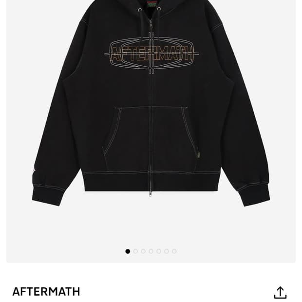 애프터매스 스티치 후드 집업 팝니다