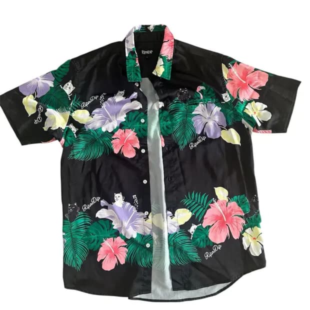 립앤딥 RIPNDIP 하와이안 셔츠 L사이즈