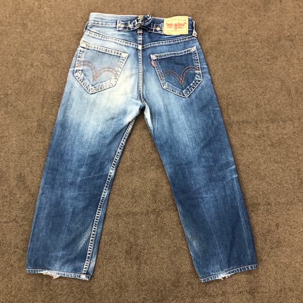 리바이스 902 신치백 데님 팬츠