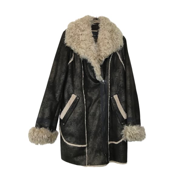 양털 롱 무스탕코트