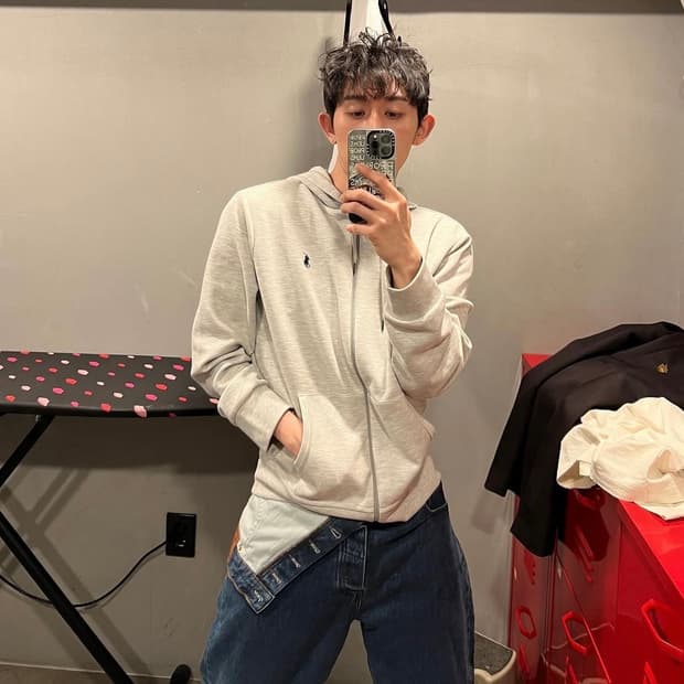 y/project 비대칭 데님