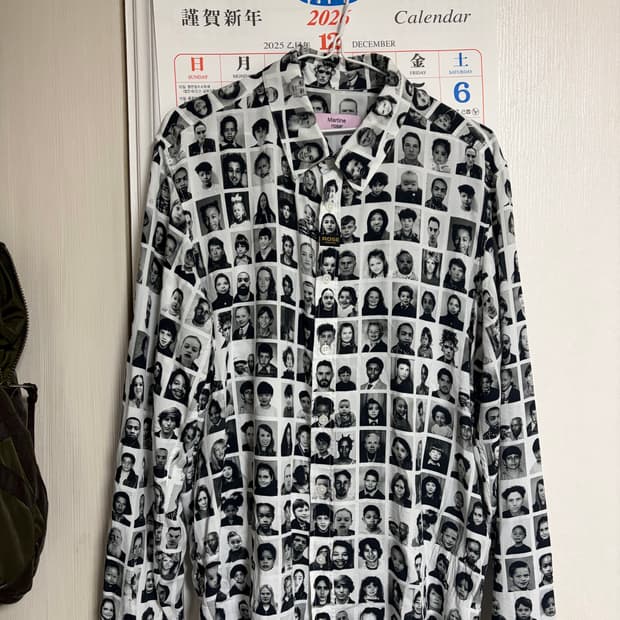 martine rose 포토 프린트 셔츠 s 새상품