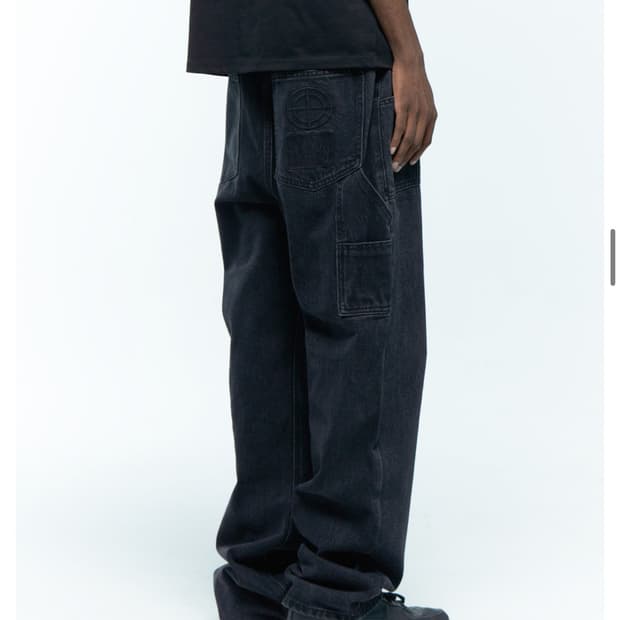 Mpa painter denim pants (black)