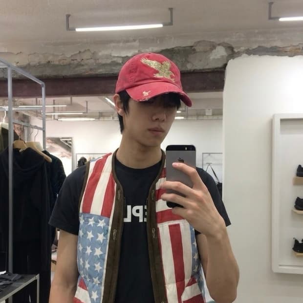 빈티지 00ss 더블 이글🦅 🦅 06 로고자수 베이스볼캡
