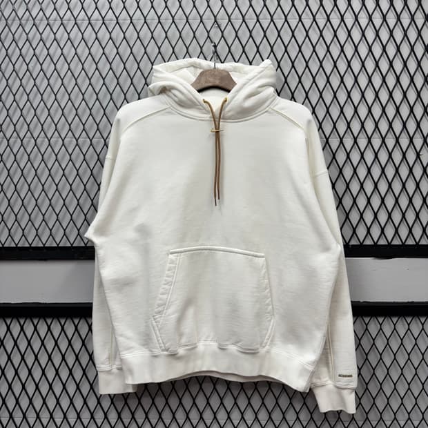 23S/S 나이키 X 자크뮈스 스웻셔츠 후드 넥 로고 디테일 화이트