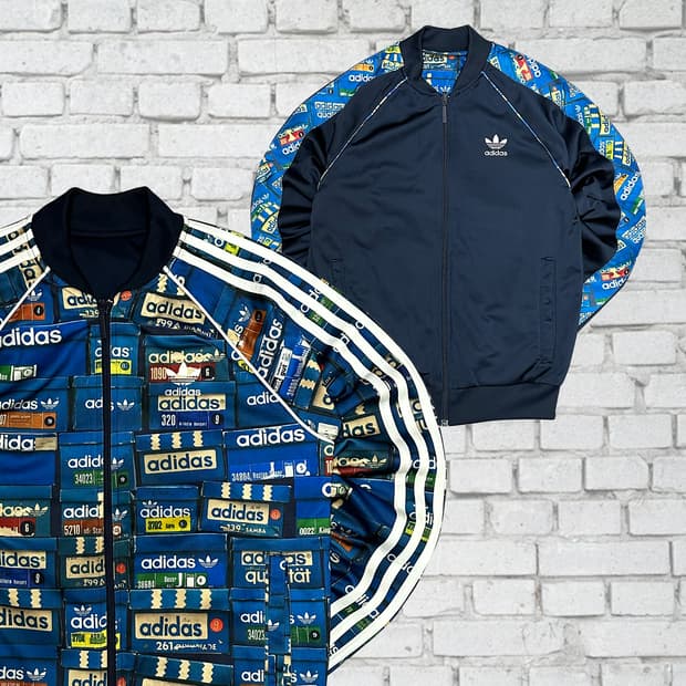 아디다스 슈퍼스타 프린팅 리버시블 양면 빈티지 져지 95