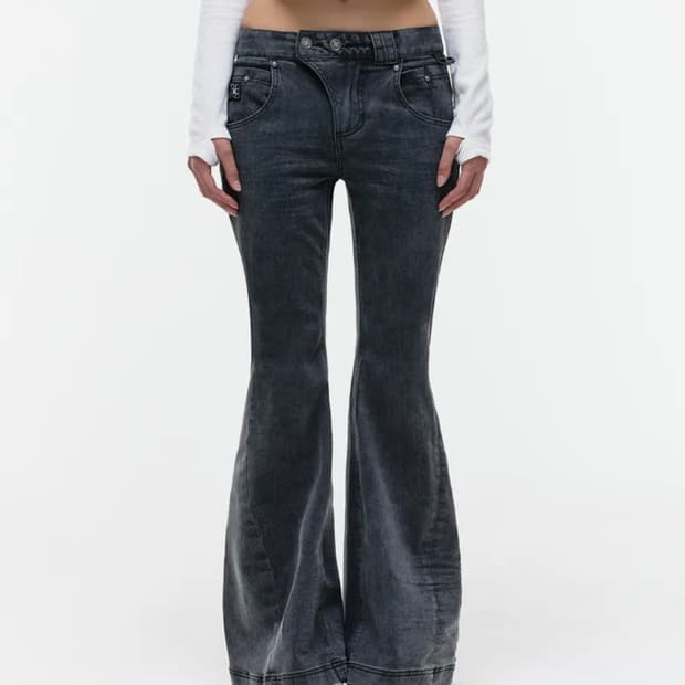 새상품 오퍼스 0012 슬림 플레어 데님 팬츠 S사이즈