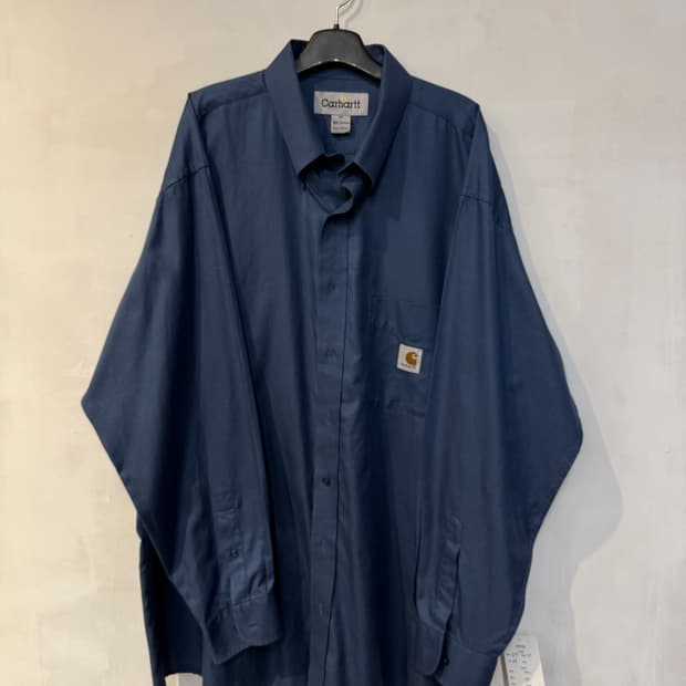 칼하트 네이비 긴팔셔츠