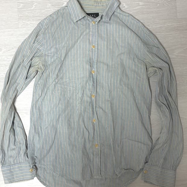 (희귀) 아페쎄 클래식 스트라이프 셔츠