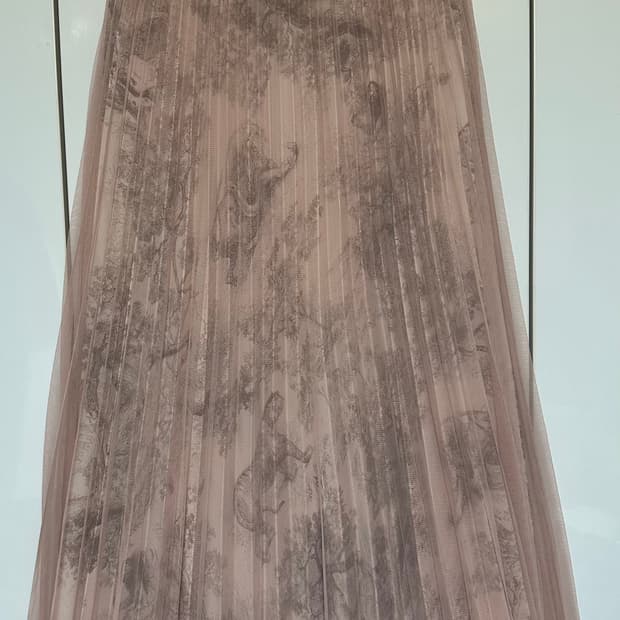 크리스찬 디올 핑크 튤 스커트 