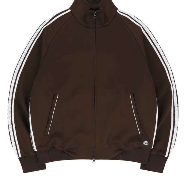 구함) 코이세이오 레이스 트랙 자켓 브라운 2사이즈