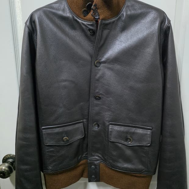 아카펠라클로딩 A-1 자켓 스티어하이드 lot.554 40사이즈