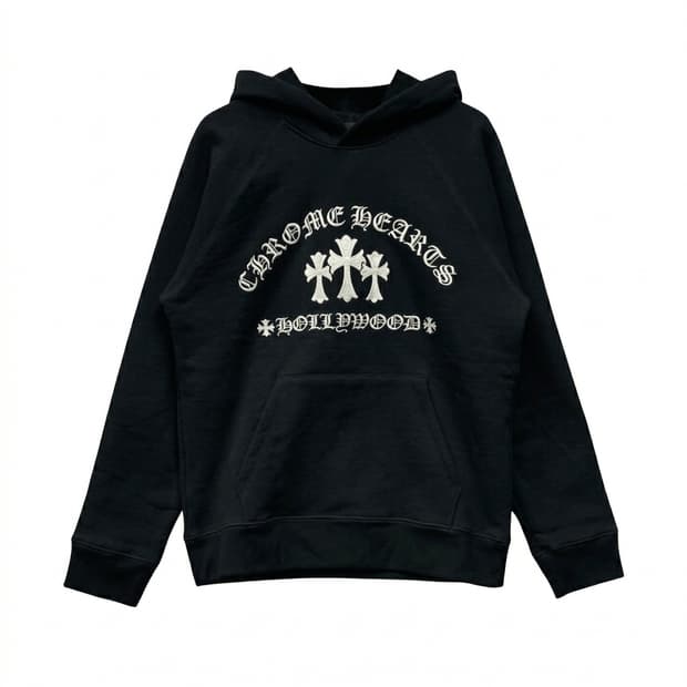[XL] 크롬하츠 세메터리 헐리우드 후드 블랙