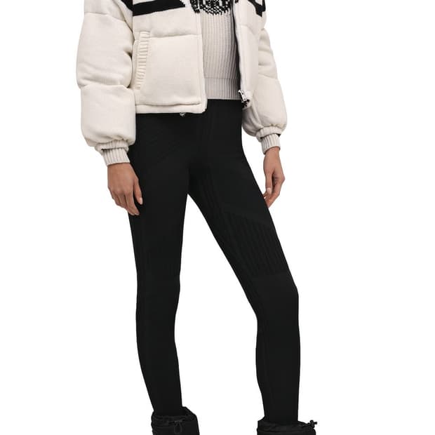 프라다 여성 로고  울 캐시미어 구스다운 패딩 가디건 36